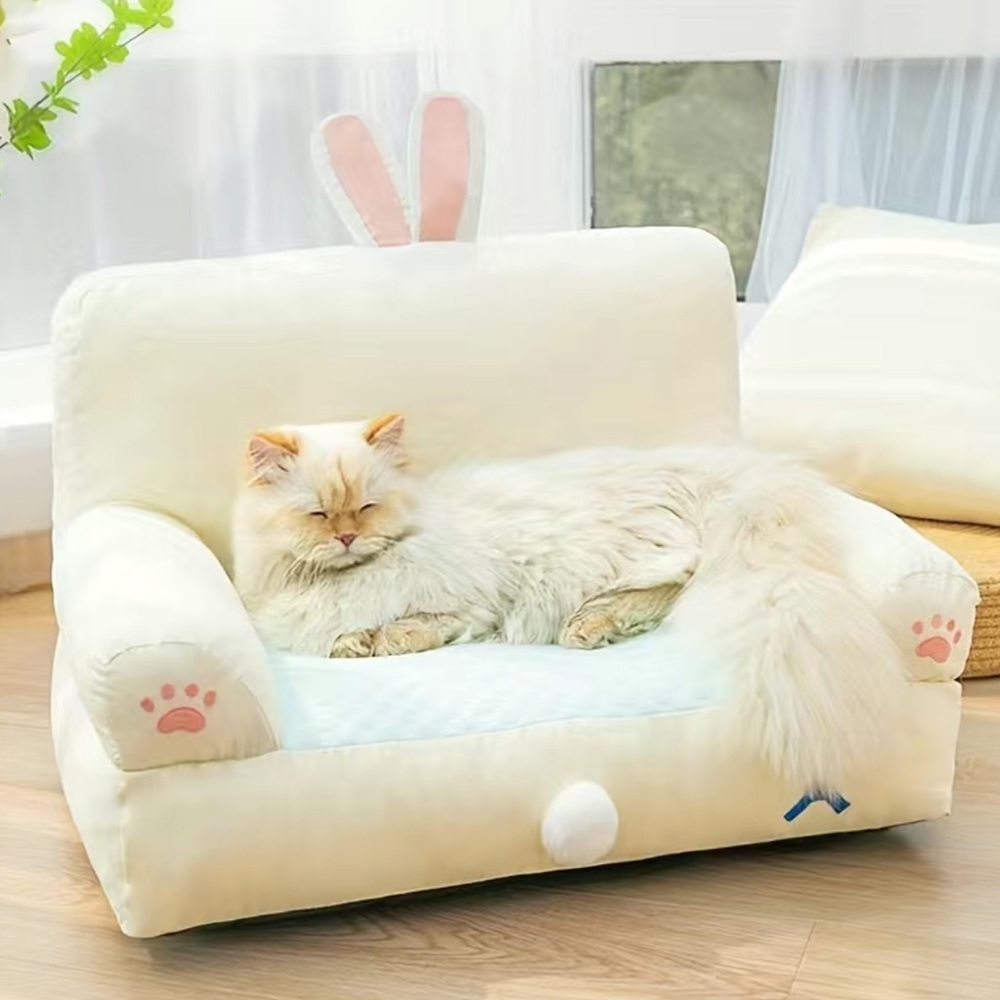 Cozy Summer Pet Bed: Keep Your Pet Comfy and Cool with an Ice Mat Sofa!